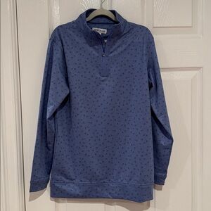 Peter Millar Light Blue Patterned Pullover